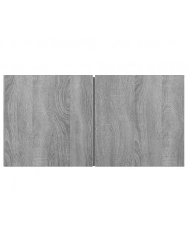 Set di Mobili Porta TV 4 pz Grigio Sonoma in Legno Multistrato