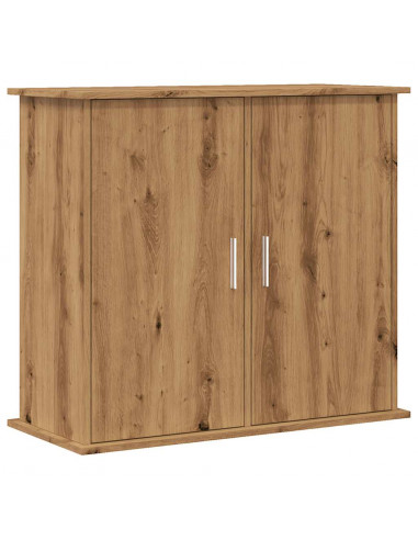 Supporto Acquario 81x36x73 cm Multistrato Rovere Artigianale
