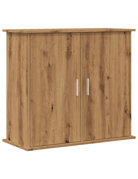 Supporto Acquario 81x36x73 cm Multistrato Rovere Artigianale