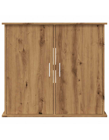 Supporto Acquario 81x36x73 cm Multistrato Rovere Artigianale