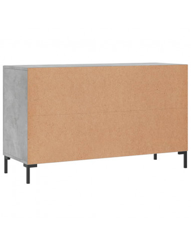 Credenza Grigio Cemento 100x36x60 cm in Legno Multistrato