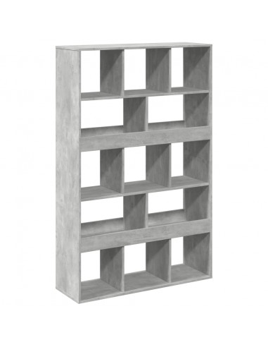 Libreria Grigio Cemento 100x33x156,5 cm in Truciolato