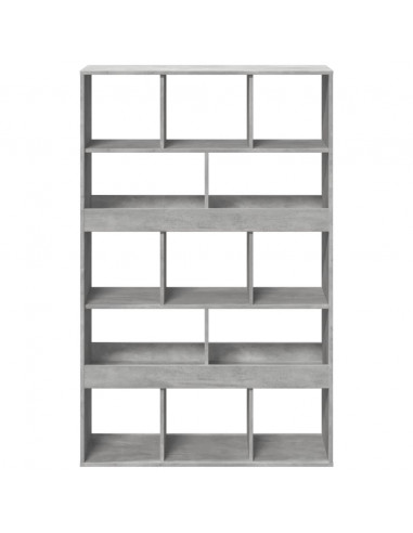 Libreria Grigio Cemento 100x33x156,5 cm in Truciolato