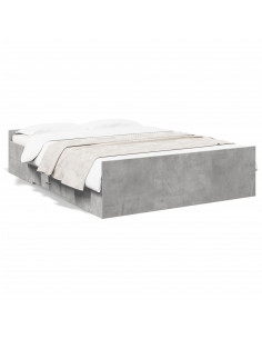 Giroletto Cassetti Grigio Cemento 120x200 cm Legno Multistrato 2