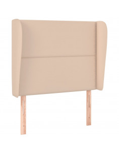 Testiera ad Orecchio Cappuccino 93x23x118/128 cm in Similpelle 2