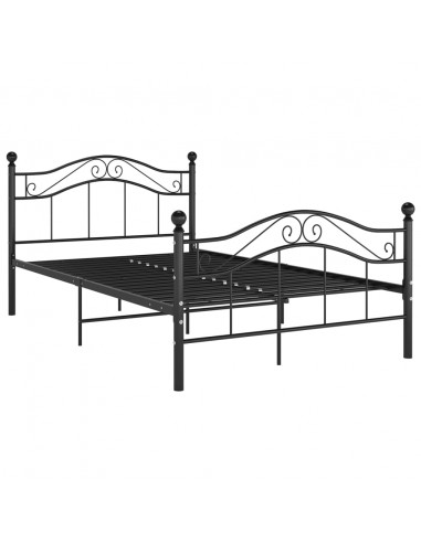 Giroletto Nero in Metallo 120x200 cm