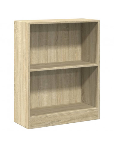 Libreria Rovere Sonoma 60x24x76 cm in Legno Multistrato