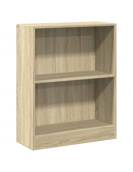 Libreria Rovere Sonoma 60x24x76 cm in Legno Multistrato