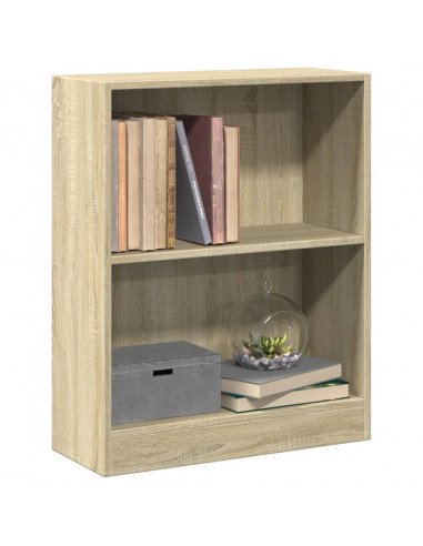 Libreria Rovere Sonoma 60x24x76 cm in Legno Multistrato