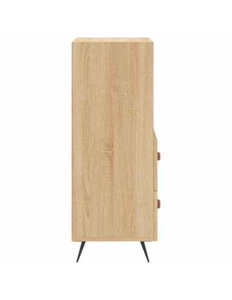 Credenza Rovere Sonoma 34,5x34x90 cm in Legno Multistrato
