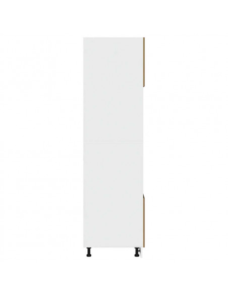 Mobile Microonde Rovere Artigianale 60x57x207 cm in Truciolato