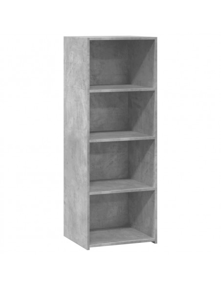 Credenza Grigio Cemento 45x41x124 cm in Legno Multistrato