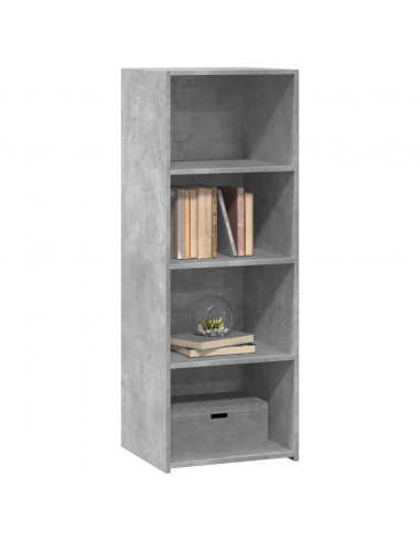 Credenza Grigio Cemento 45x41x124 cm in Legno Multistrato