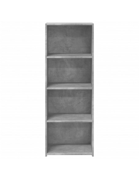Credenza Grigio Cemento 45x41x124 cm in Legno Multistrato