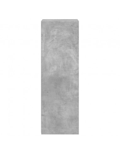 Credenza Grigio Cemento 45x41x124 cm in Legno Multistrato