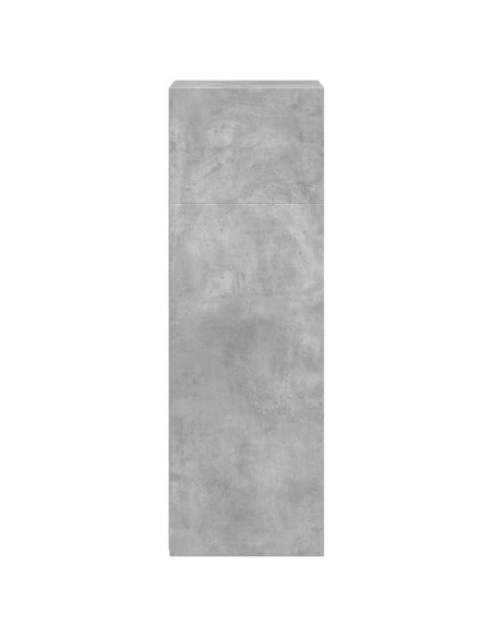 Credenza Grigio Cemento 45x41x124 cm in Legno Multistrato