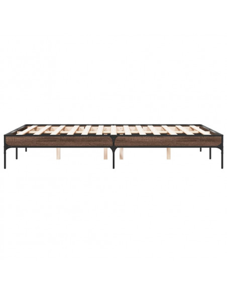 Giroletto Rovere Marrone 135x190cm in Legno Multistrato Metallo