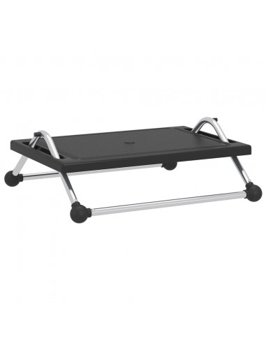 Poggiapiedi Nero 45x40x13,5 cm