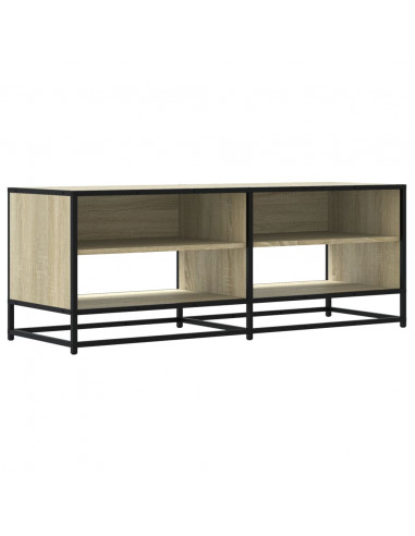Mobile TV Rovere Sonoma 120,5x40x46cm Legno Multistrato Metallo