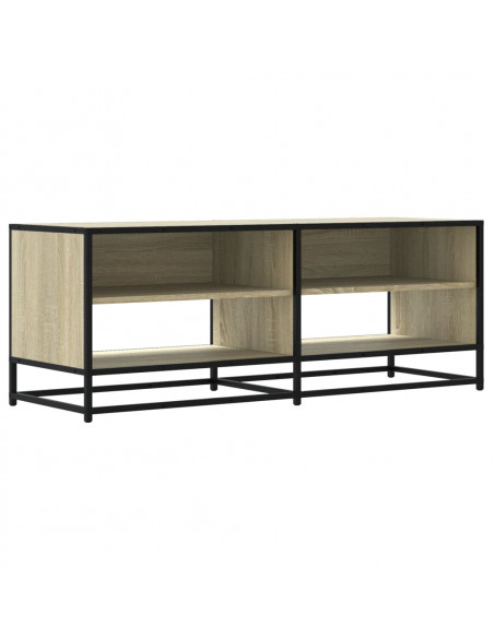 Mobile TV Rovere Sonoma 120,5x40x46cm Legno Multistrato Metallo