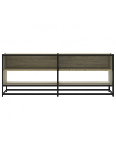 Mobile TV Rovere Sonoma 120,5x40x46cm Legno Multistrato Metallo
