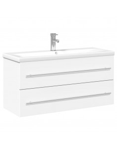 Mobile da Bagno con Lavabo Bianco 2