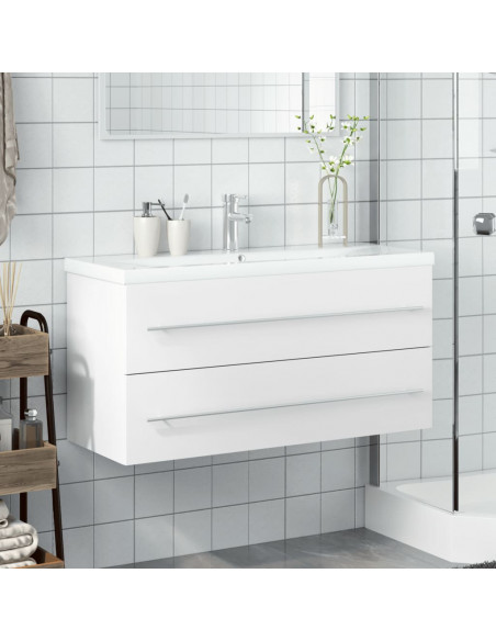 Mobile da Bagno con Lavabo Bianco