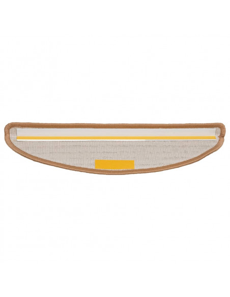 Tappetini per Scale 10 pz 56x17x3 cm Beige