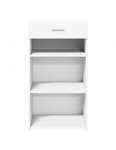 Credenza Bianca 50x42,5x93 cm in Legno Multistrato