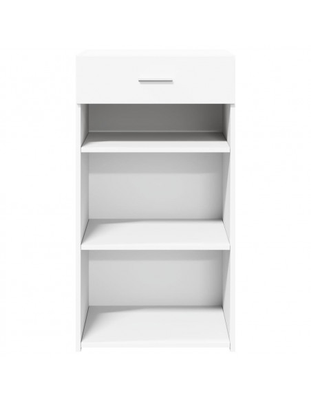 Credenza Bianca 50x42,5x93 cm in Legno Multistrato