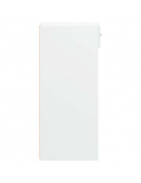 Credenza Bianca 50x42,5x93 cm in Legno Multistrato