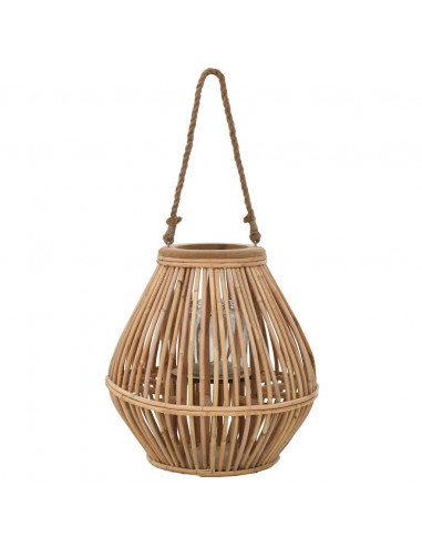 Supporto per Lanterna a Sospensione in Vimini Naturale