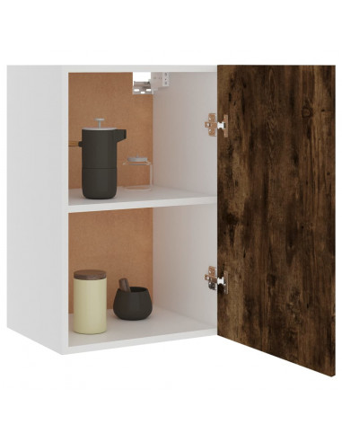 Mobile Pensile Rovere Fumo 39,5x31x60cm in Legno Multistrato