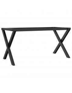 Telaio Gambe a X per Tavolino da Salotto 70x30x43 cm in Ghisa 2
