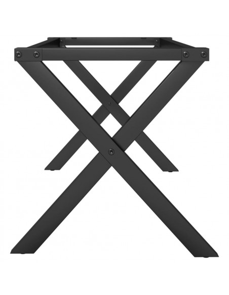 Telaio Gambe a X per Tavolino da Salotto 70x30x43 cm in Ghisa