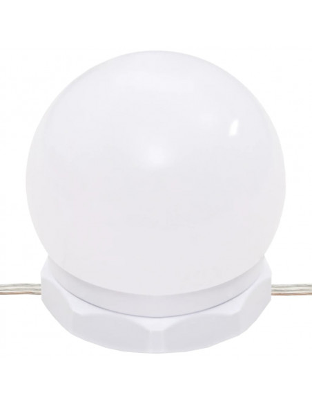 Mobile a Specchio con LED Grigio Cemento 90x31,5x62 cm