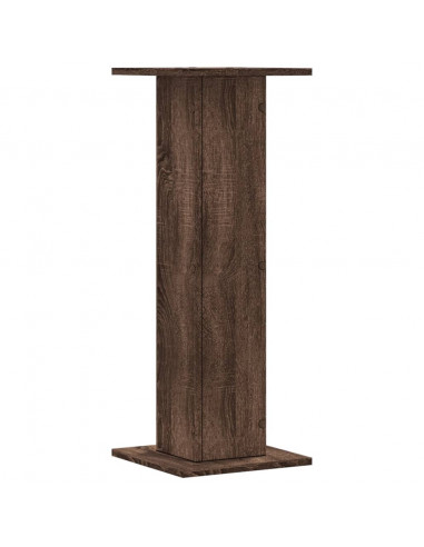 Supporti per Piante 2 pz Rovere Marrone 30x30x80 cm Truciolato