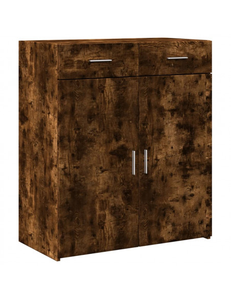 Credenza Rovere Sonoma 80x42,5x93 cm in Legno Multistrato