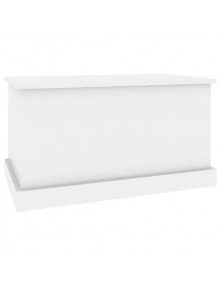 Contenitore Bianco Lucido 70x40x38 cm Legno Multistrato