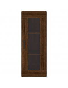 Mobile a Parete Rovere Marrone 34,5x34x90 cm 2