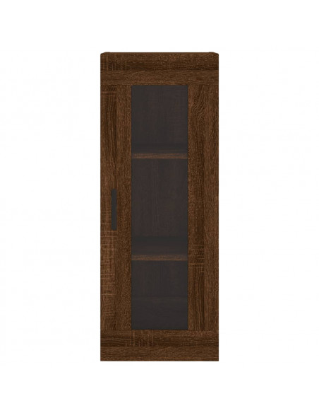 Mobile a Parete Rovere Marrone 34,5x34x90 cm