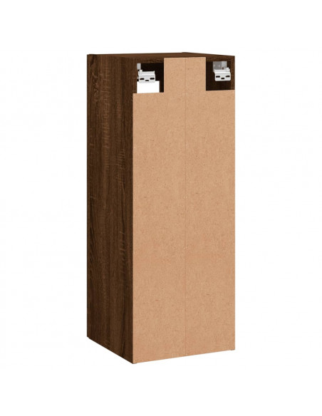 Mobile a Parete Rovere Marrone 34,5x34x90 cm