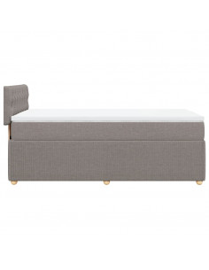 Giroletto a Molle con Materasso Tortora 80x200 cm inTessuto 2