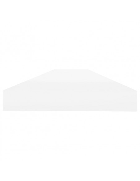 Scaffale a Parete Rovere e Bianco 90x23,5x3,8 cm in MDF