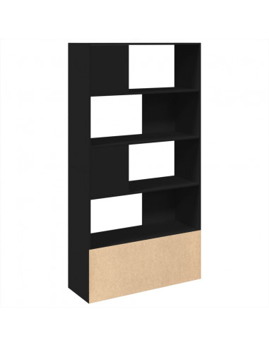 Libreria Nera 100x36x189 cm in Legno Multistrato