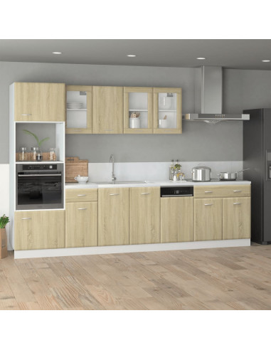 Pannello Lavastoviglie Rovere Sonoma 45x3x67 cm Multistrato