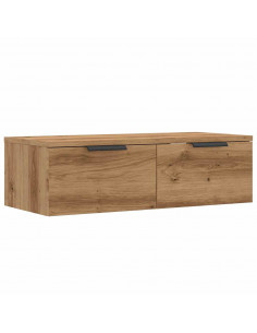 Mobile a Parete Legno Antico 68x30x20 cm in Legno Multistrato 2