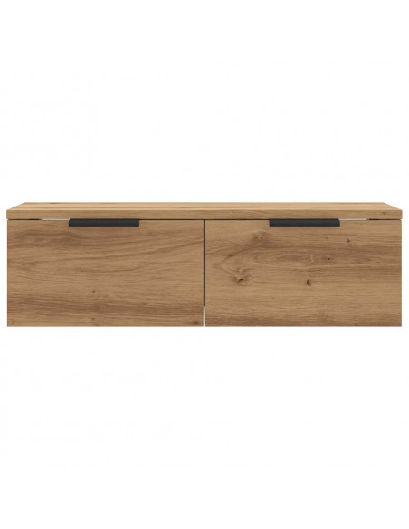 Mobile a Parete Legno Antico 68x30x20 cm in Legno Multistrato