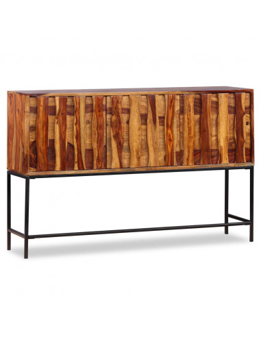 Credenza in Legno Massello di Sheesham 120x30x80 cm
