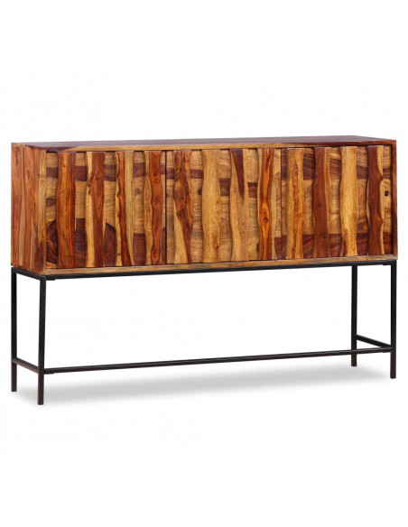 Credenza in Legno Massello di Sheesham 120x30x80 cm